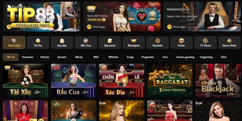 Vài nét về casino TIP88